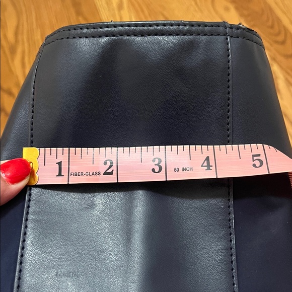 Tory Burch Large Navy Nylon and Leather Tote - Picture 15 of 16